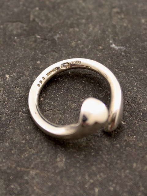 Georg Jensen Sterling Silver Devoted Hearts Ring No 262