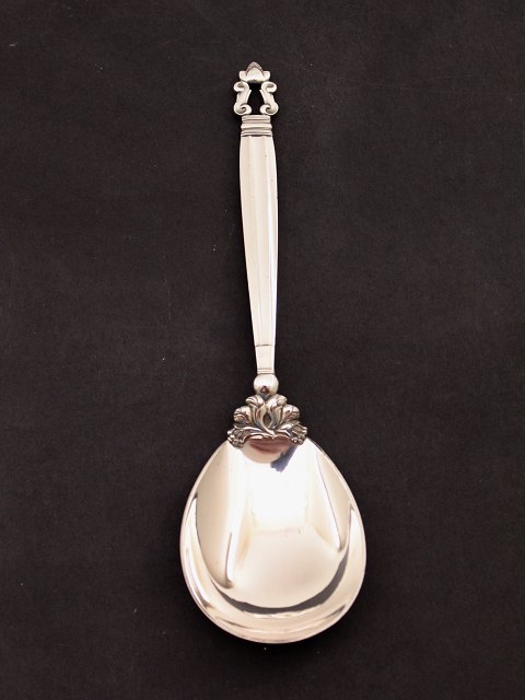 Georg Jensen sølvbestik, konge, stor serveringsske